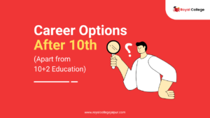 A blog banner image showcasing the career options after 12th