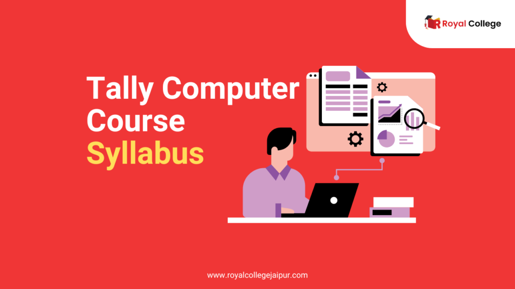 A blog banner describing about Tally Computer Course Syllabus